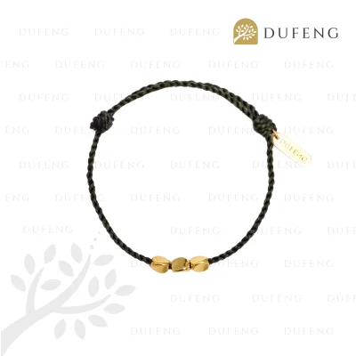 Gelang Yoga Tael Emas Hijau Keberuntungan dan Kemakmuran