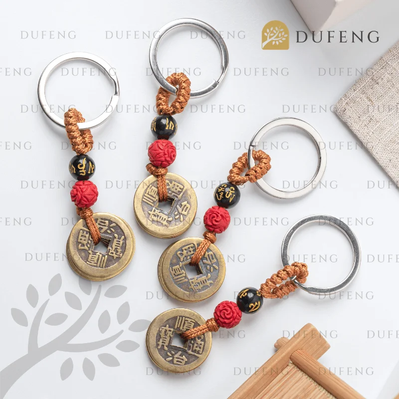 Gantungan Kunci Koin Keberuntungan 2