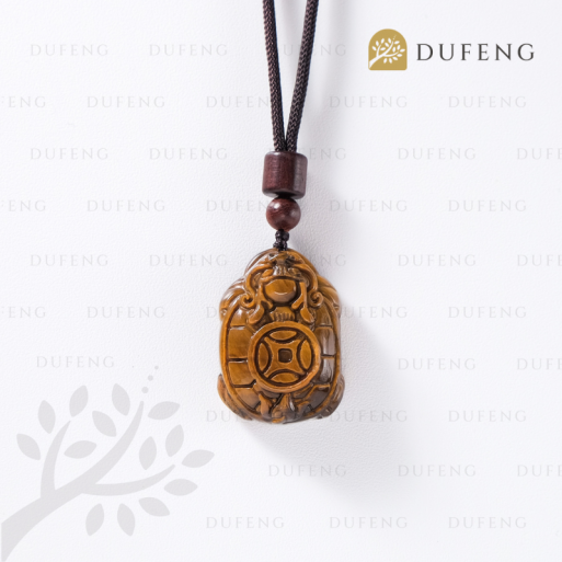 Tiger’s Eye Dragon Turtle Necklace