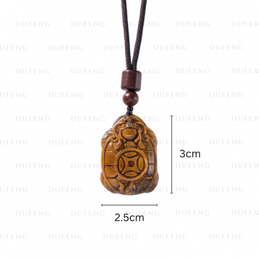 Tiger’s Eye Dragon Turtle Necklace