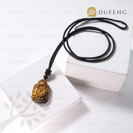 Tiger’s Eye Dragon Turtle Necklace