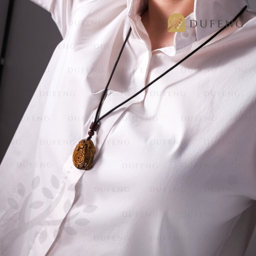Tiger’s Eye Dragon Turtle Necklace