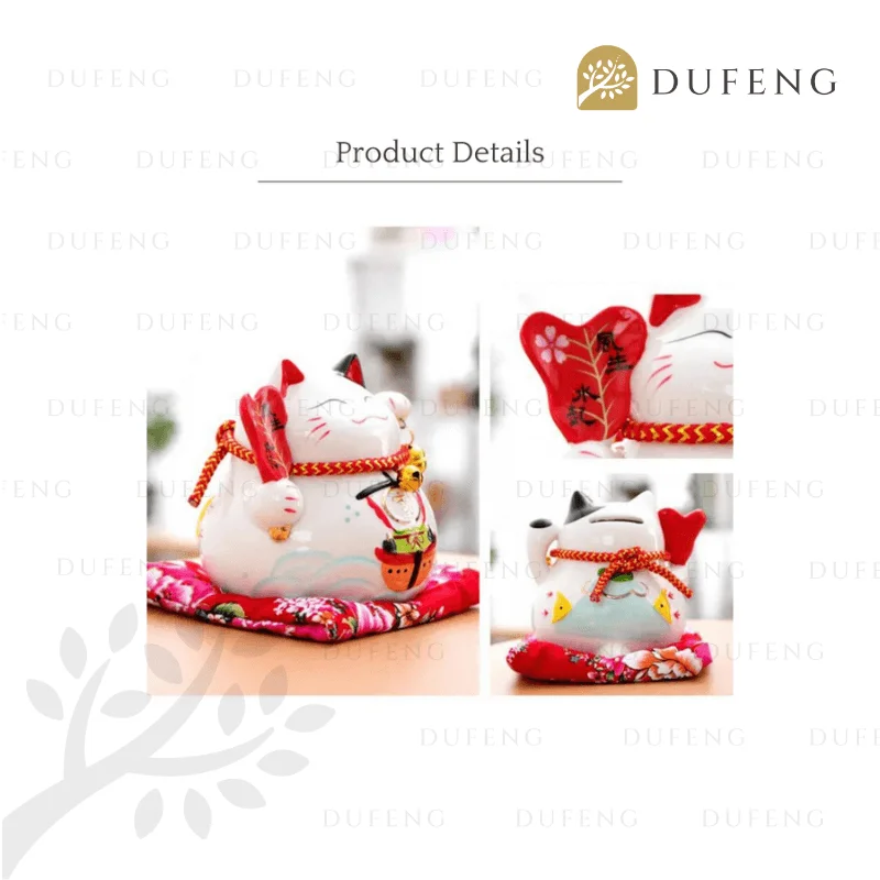 maneki neko lucky fan