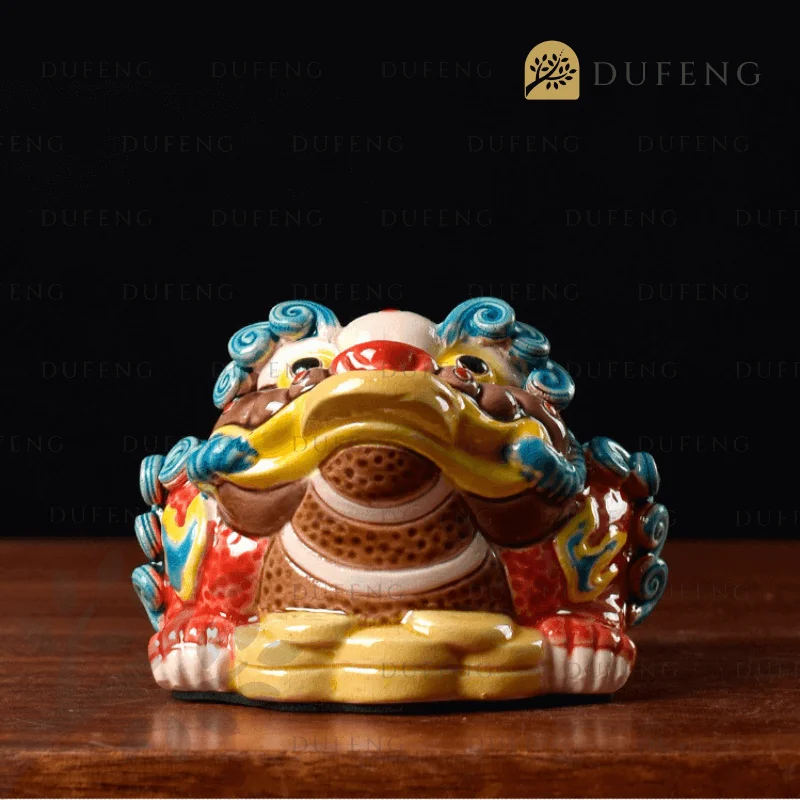 Patung Keramik Kodok Kaki 3 - Image 2