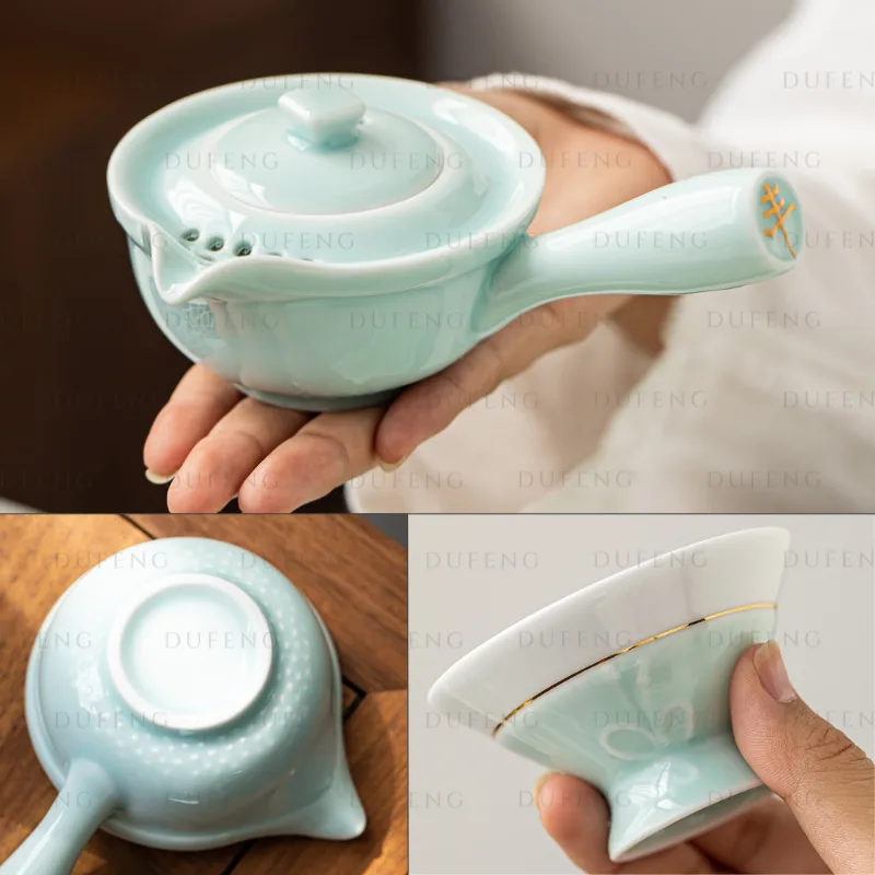 Wu Lou Jade Tea Set - Image 5