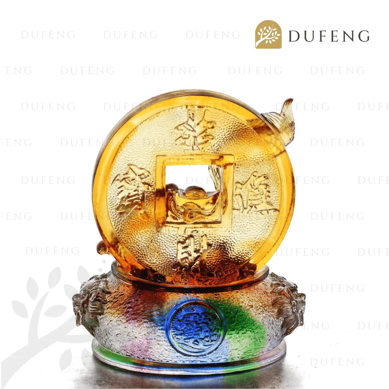 Ancient Wealthy Fish Crystal