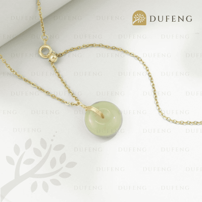 glass jade necklace