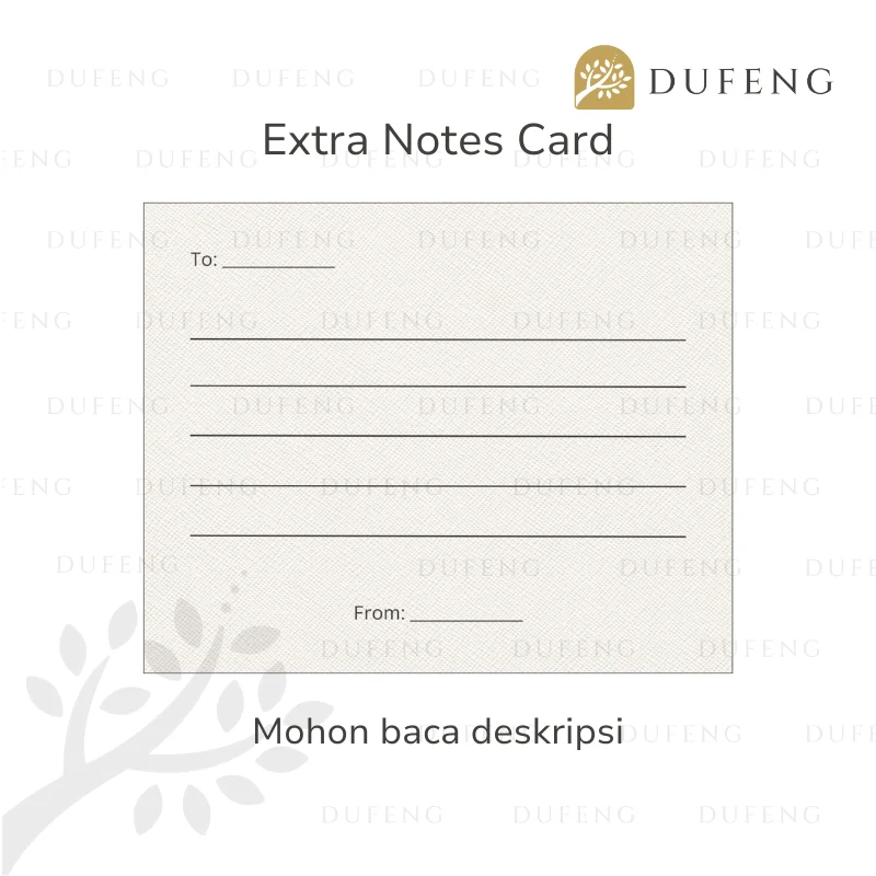 Additional Greeting Card | Tambahan Kartu Ucapan - Image 4