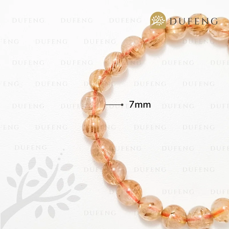 Golden Rutilated 7mm Bracelet - Image 2