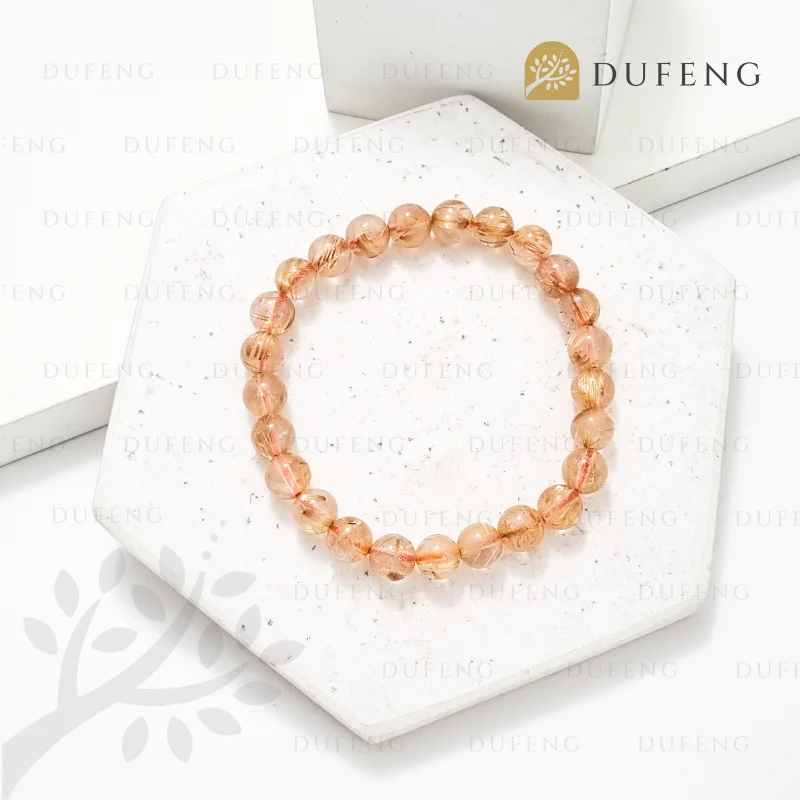Golden Rutilated 7mm Bracelet - Image 4