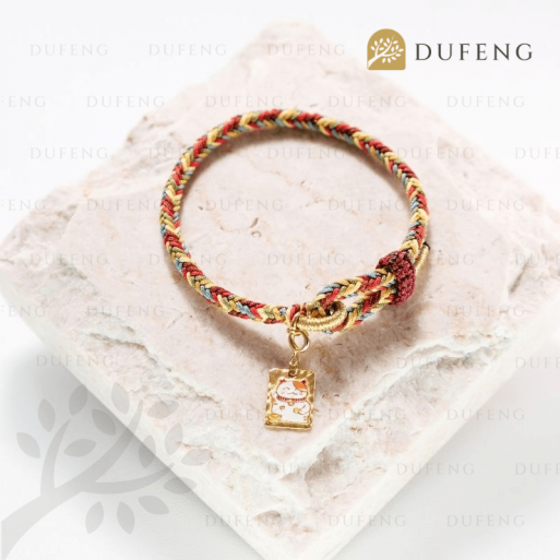 Dufeng – Colorful Lucky Cat Omamori Bracelet