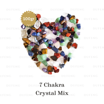 Dufeng - 7 Chakra Crystal Mix in Jar