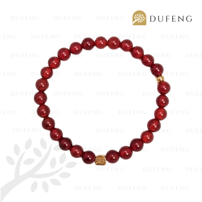 Dufeng - Ember Aura Carnelian Bracelet