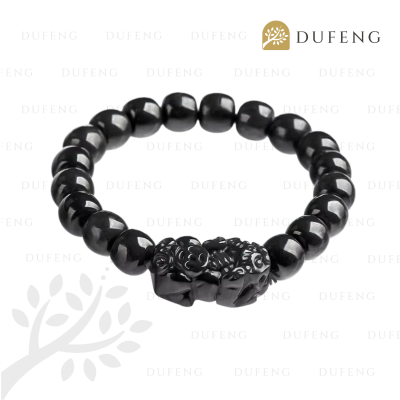 Dufeng - Midnight Jade Pixiu Bracelet