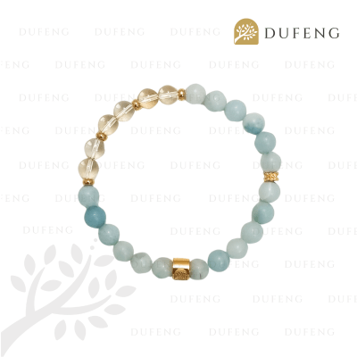 Dufeng - Radiant Lumina Amazonite Citrine Bracelet