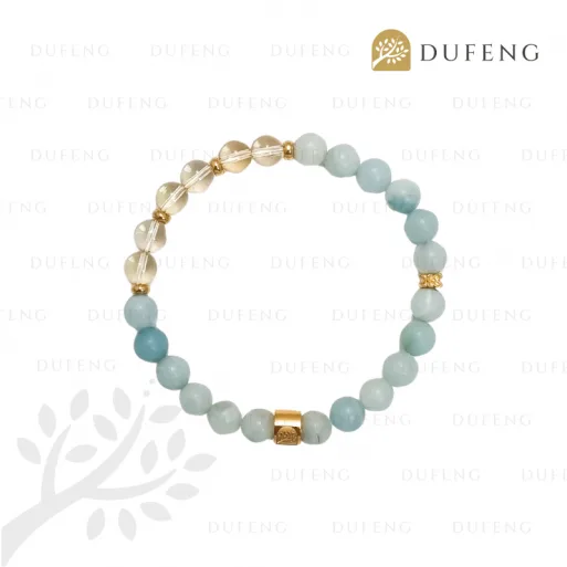 Dufeng - Radiant Lumina Amazonite Citrine Bracelet