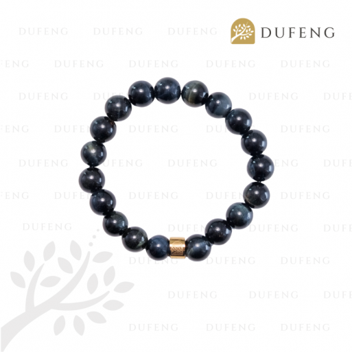 Dufeng - Blue Tiger Eye 8mm Bracelet
