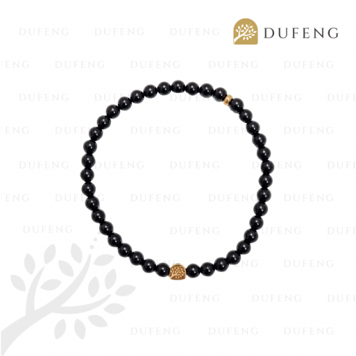 Dufeng - Energy Protector Black Tourmaline Bracelet