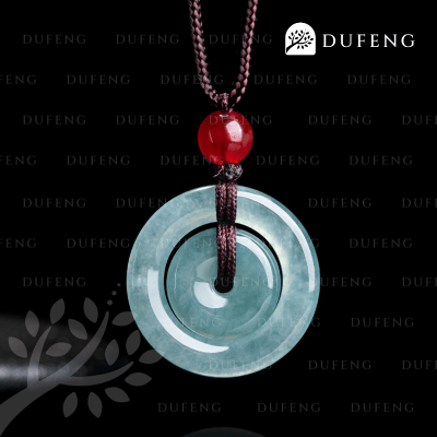 Dufeng - Eternal Luck Blue Water Jade Necklace