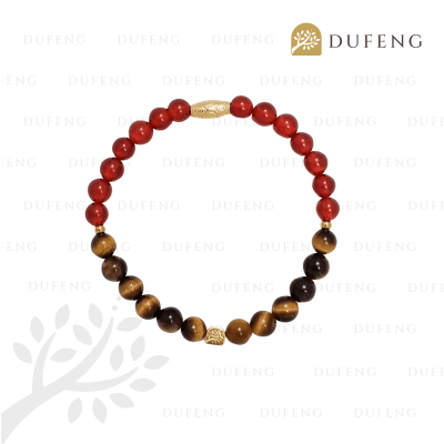 Dufeng - Luck Essence Carnelian Tiger Eye Bracelet