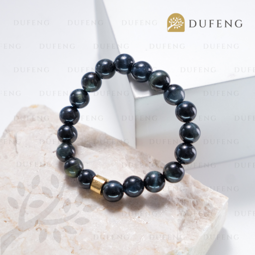 Dufeng – Blue Tiger Eye 8mm Bracelet