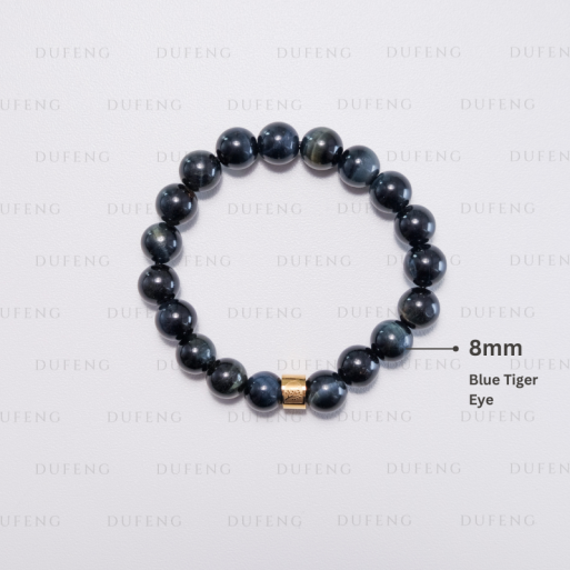 Dufeng – Blue Tiger Eye 8mm Bracelet