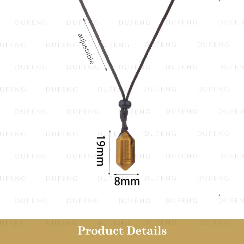 Dufeng - Pure Hex Crystal Necklace - Image 4