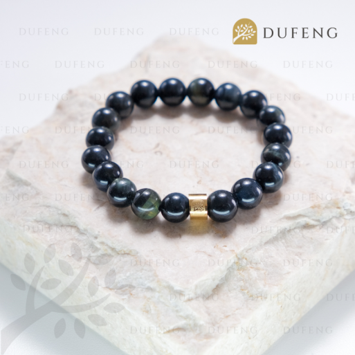 Dufeng – Blue Tiger Eye 8mm Bracelet