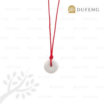 Dufeng - Lucky Jade Coin Necklace