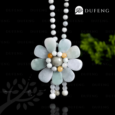 Dufeng - Solara Radiance Jadeite Necklace