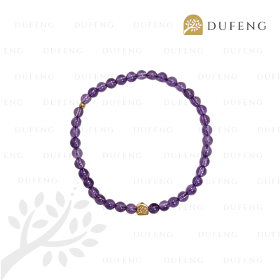 Dufeng - Calming Amethyst 4mm Crystal Bracelet