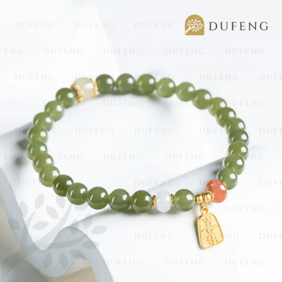 Dufeng - Tranquil Presence Hetian Jade Bracelet