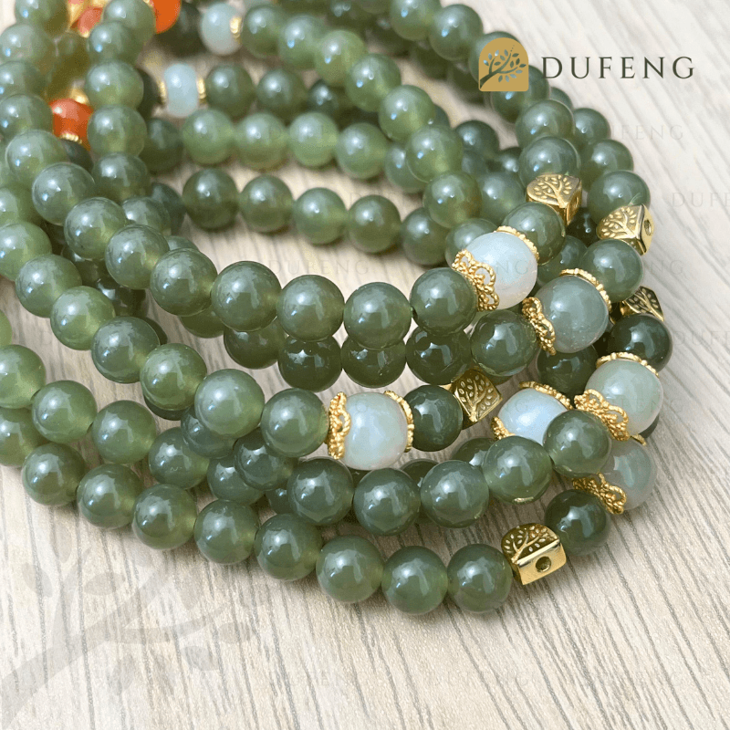 Dufeng - Tranquil Presence Hetian Jade Bracelet - Image 3