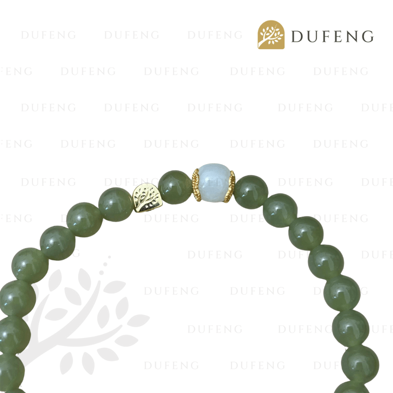 Dufeng - Tranquil Presence Hetian Jade Bracelet - Image 4