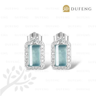 Dufeng - Blue Water Ethereal Grace S925 Earrings