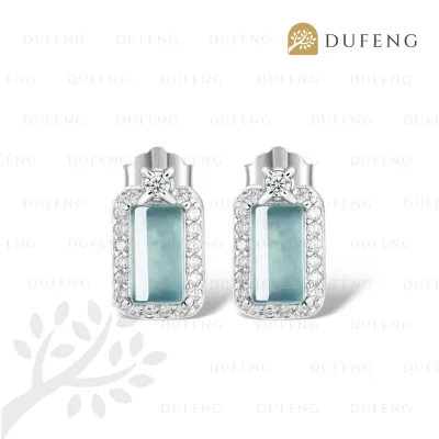 Dufeng - Blue Water Ethereal Grace S925 Earrings