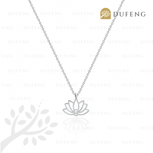 Dufeng -  Inner Balance Lotus Necklace - Image 2