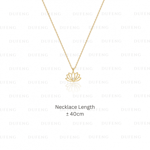 Dufeng -  Inner Balance Lotus Necklace - Image 3