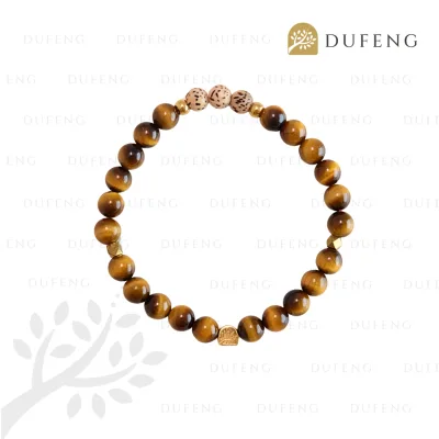 Dufeng - Roots and Reflections Tiger's Eye Crystal Bracelet