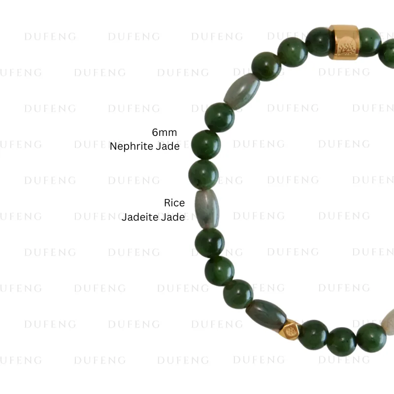 Dufeng - Jade Empress Aura Crystal Bracelet - Image 2