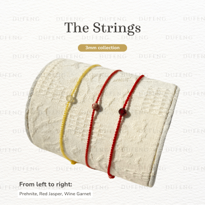 Dufeng - Timeless Gemstone String - Prehnite 3mm, 16-17cm