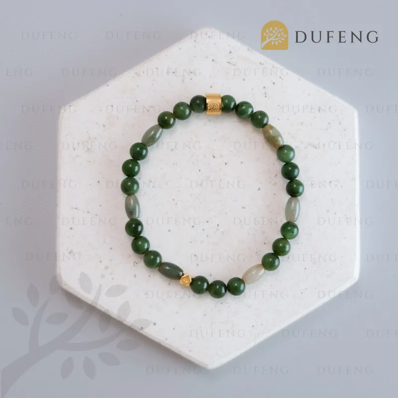 Dufeng - Jade Empress Aura Crystal Bracelet - Image 3