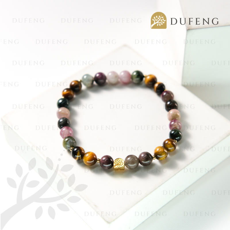 Dufeng - Lavish Tourmaline Crystal Bracelet - Image 5