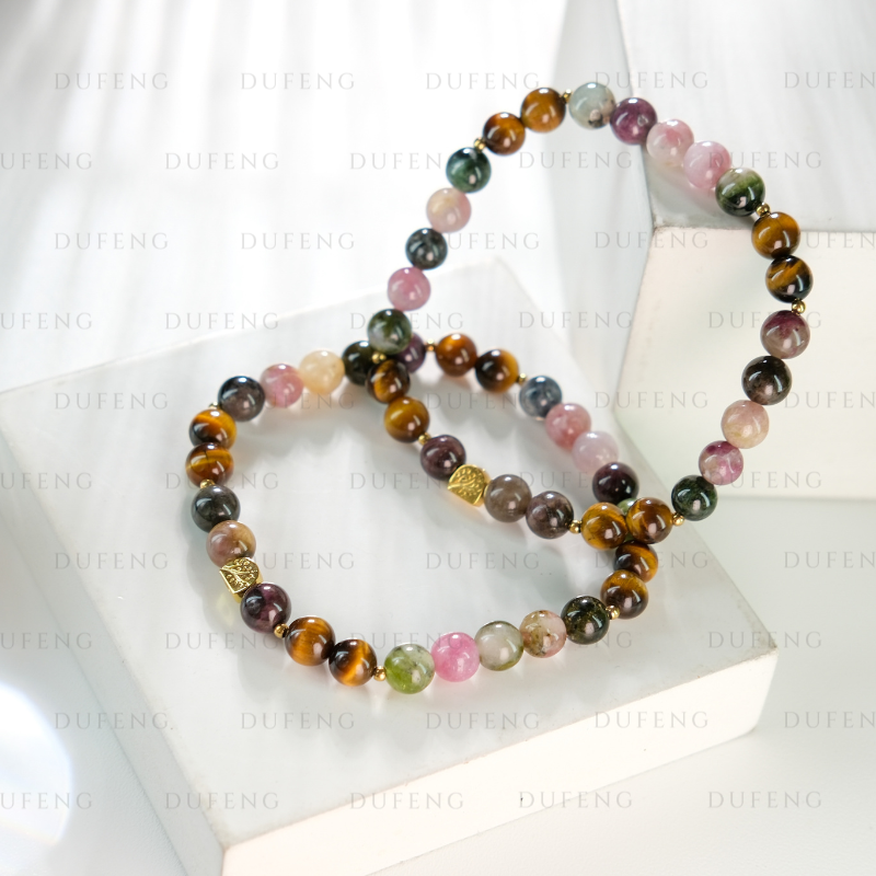 Dufeng - Lavish Tourmaline Crystal Bracelet - Image 6