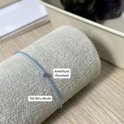 Dufeng - Timeless Gemstone String - Amethyst 3mm, Custom Size