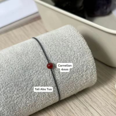 Dufeng - Timeless Gemstone String - Carnelian 4mm, Custom Size