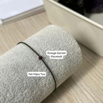 Dufeng - Timeless Gemstone String - Orange Garnet 3mm, 14-15cm