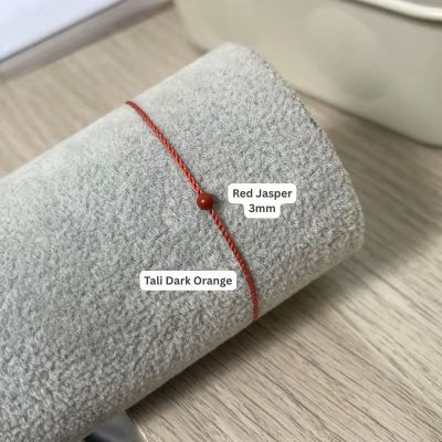 Dufeng - Timeless Gemstone String - Red Jasper 3mm, 14-15cm