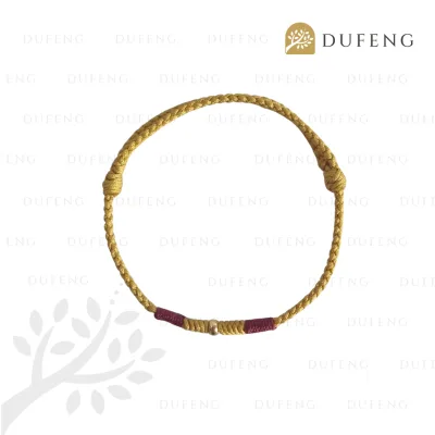 Dufeng - Heavenly Luck Tibet Bracelet - Mustard, 18-19cm