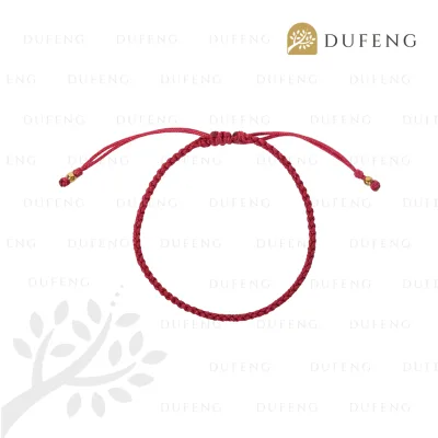 Dufeng - Royal Tibetan Bracelet - Maroon, 14-15cm